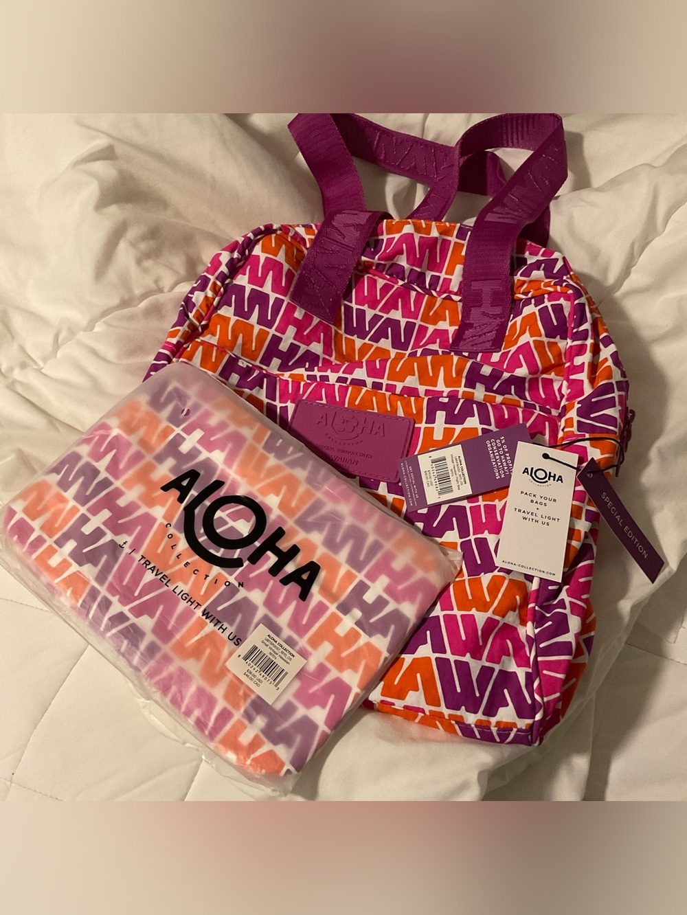 Aloha Collection x Hawaiian Airlines set NWT